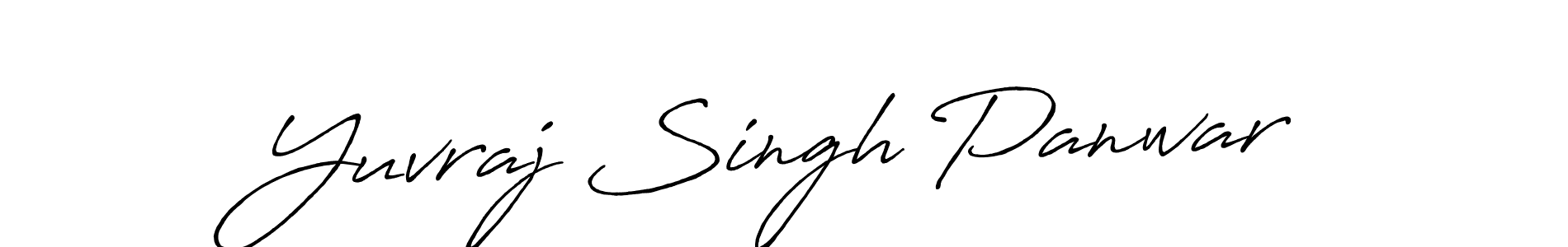 Use a signature maker to create a handwritten signature online. With this signature software, you can design (Antro_Vectra_Bolder) your own signature for name Yuvraj Singh Panwar. Yuvraj Singh Panwar signature style 7 images and pictures png