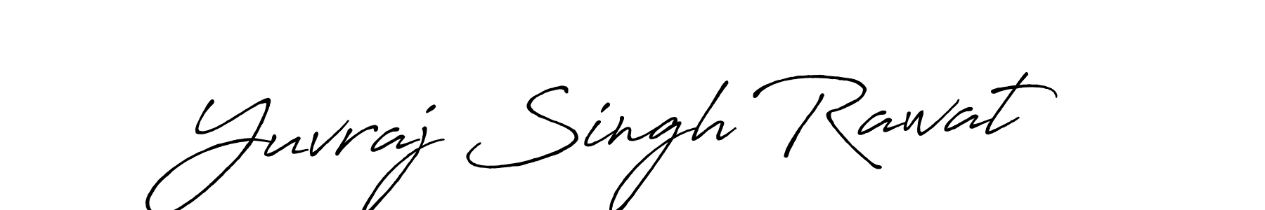 Create a beautiful signature design for name Yuvraj Singh Rawat. With this signature (Antro_Vectra_Bolder) fonts, you can make a handwritten signature for free. Yuvraj Singh Rawat signature style 7 images and pictures png