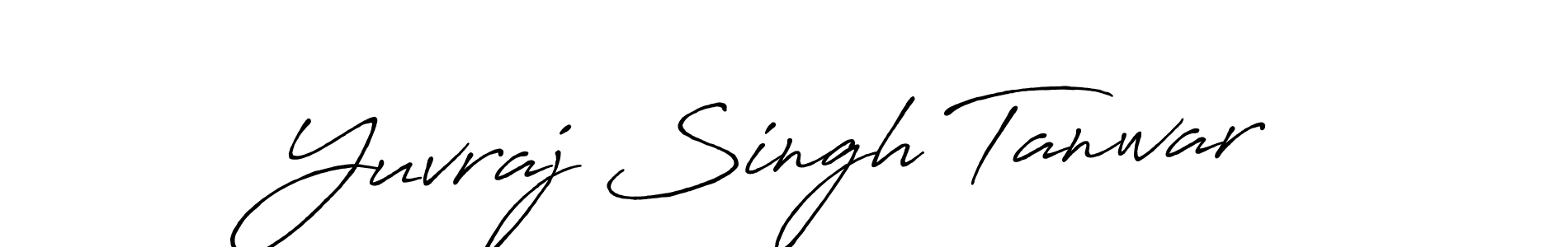 Yuvraj Singh Tanwar stylish signature style. Best Handwritten Sign (Antro_Vectra_Bolder) for my name. Handwritten Signature Collection Ideas for my name Yuvraj Singh Tanwar. Yuvraj Singh Tanwar signature style 7 images and pictures png