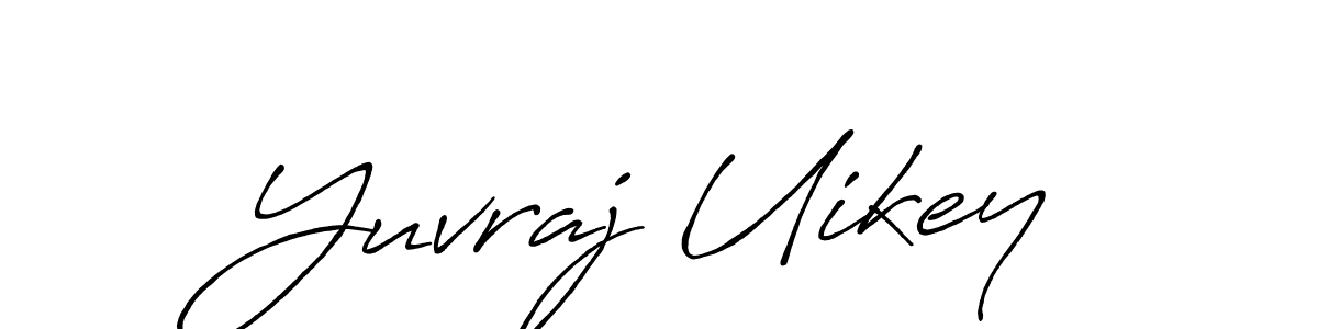 It looks lik you need a new signature style for name Yuvraj Uikey. Design unique handwritten (Antro_Vectra_Bolder) signature with our free signature maker in just a few clicks. Yuvraj Uikey signature style 7 images and pictures png