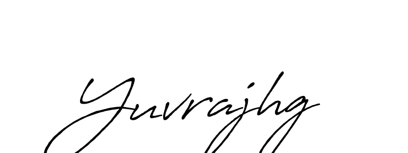 Create a beautiful signature design for name Yuvrajhg. With this signature (Antro_Vectra_Bolder) fonts, you can make a handwritten signature for free. Yuvrajhg signature style 7 images and pictures png
