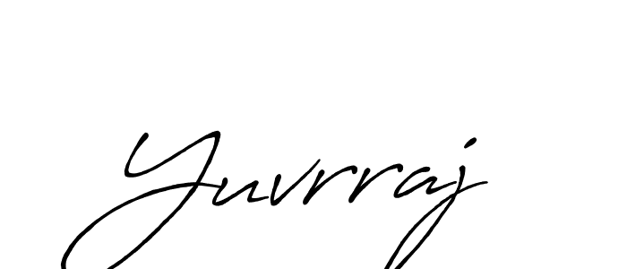 Also we have Yuvrraj name is the best signature style. Create professional handwritten signature collection using Antro_Vectra_Bolder autograph style. Yuvrraj signature style 7 images and pictures png