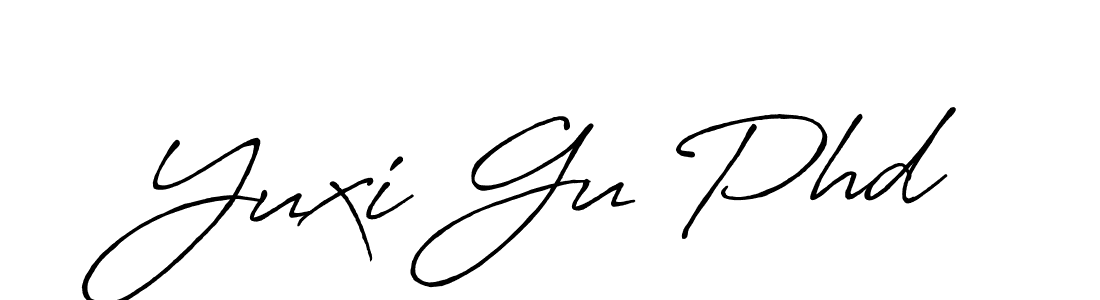 You can use this online signature creator to create a handwritten signature for the name Yuxi Gu Phd. This is the best online autograph maker. Yuxi Gu Phd signature style 7 images and pictures png
