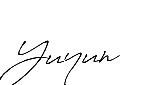 Once you've used our free online signature maker to create your best signature Antro_Vectra_Bolder style, it's time to enjoy all of the benefits that Yuyun name signing documents. Yuyun signature style 7 images and pictures png