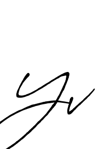 Similarly Antro_Vectra_Bolder is the best handwritten signature design. Signature creator online .You can use it as an online autograph creator for name Yv. Yv signature style 7 images and pictures png