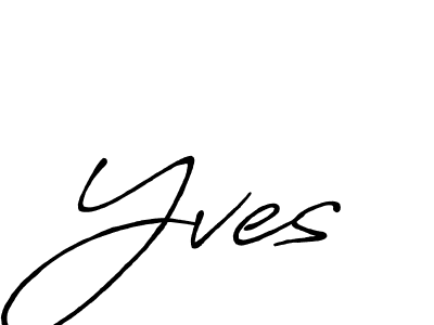 Similarly Antro_Vectra_Bolder is the best handwritten signature design. Signature creator online .You can use it as an online autograph creator for name Yves. Yves signature style 7 images and pictures png