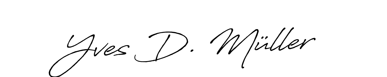 Antro_Vectra_Bolder is a professional signature style that is perfect for those who want to add a touch of class to their signature. It is also a great choice for those who want to make their signature more unique. Get Yves D. Müller name to fancy signature for free. Yves D. Müller signature style 7 images and pictures png