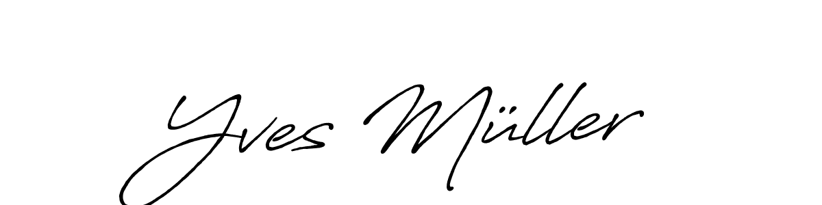 Once you've used our free online signature maker to create your best signature Antro_Vectra_Bolder style, it's time to enjoy all of the benefits that Yves Müller name signing documents. Yves Müller signature style 7 images and pictures png