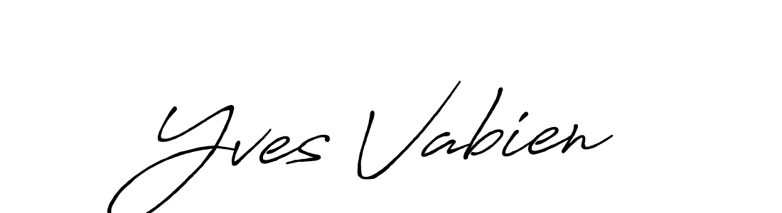 How to make Yves Vabien signature? Antro_Vectra_Bolder is a professional autograph style. Create handwritten signature for Yves Vabien name. Yves Vabien signature style 7 images and pictures png