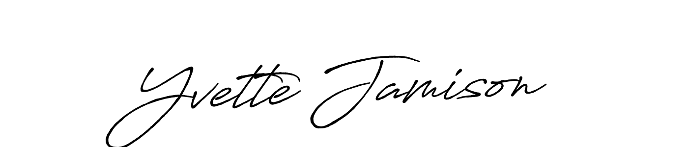 How to Draw Yvette Jamison signature style? Antro_Vectra_Bolder is a latest design signature styles for name Yvette Jamison. Yvette Jamison signature style 7 images and pictures png
