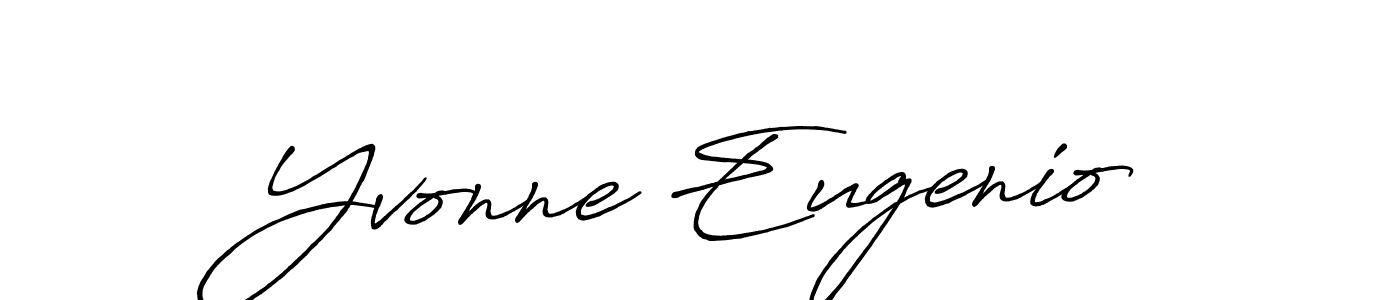 Similarly Antro_Vectra_Bolder is the best handwritten signature design. Signature creator online .You can use it as an online autograph creator for name Yvonne Eugenio. Yvonne Eugenio signature style 7 images and pictures png