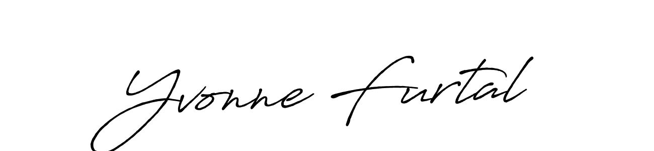 Design your own signature with our free online signature maker. With this signature software, you can create a handwritten (Antro_Vectra_Bolder) signature for name Yvonne Furtal. Yvonne Furtal signature style 7 images and pictures png
