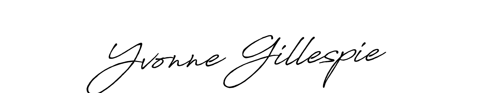 Antro_Vectra_Bolder is a professional signature style that is perfect for those who want to add a touch of class to their signature. It is also a great choice for those who want to make their signature more unique. Get Yvonne Gillespie name to fancy signature for free. Yvonne Gillespie signature style 7 images and pictures png