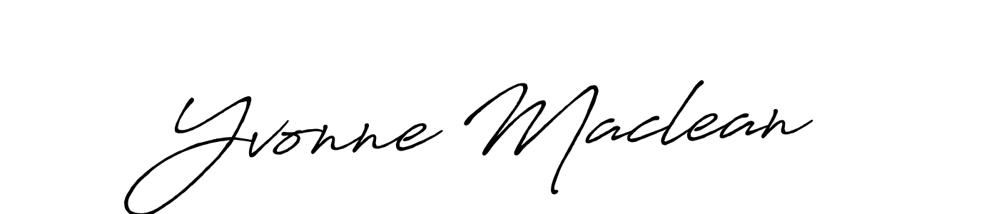 Also we have Yvonne Maclean name is the best signature style. Create professional handwritten signature collection using Antro_Vectra_Bolder autograph style. Yvonne Maclean signature style 7 images and pictures png