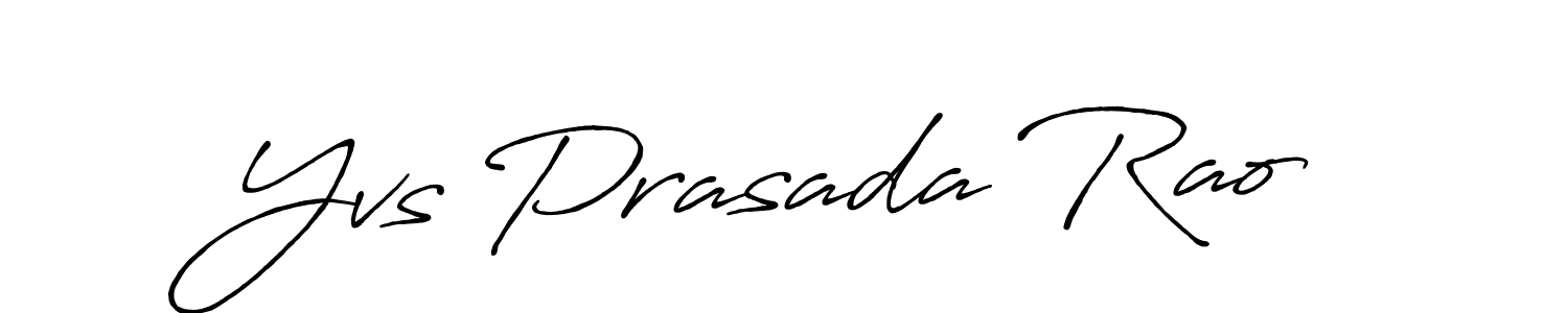 if you are searching for the best signature style for your name Yvs Prasada Rao. so please give up your signature search. here we have designed multiple signature styles  using Antro_Vectra_Bolder. Yvs Prasada Rao signature style 7 images and pictures png