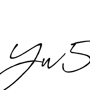 How to Draw Yw5 signature style? Antro_Vectra_Bolder is a latest design signature styles for name Yw5. Yw5 signature style 7 images and pictures png
