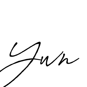 The best way (Antro_Vectra_Bolder) to make a short signature is to pick only two or three words in your name. The name Ywn include a total of six letters. For converting this name. Ywn signature style 7 images and pictures png