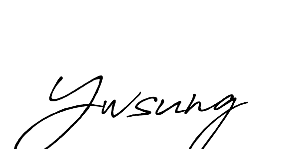 It looks lik you need a new signature style for name Ywsung. Design unique handwritten (Antro_Vectra_Bolder) signature with our free signature maker in just a few clicks. Ywsung signature style 7 images and pictures png