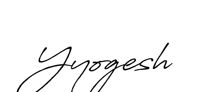 Use a signature maker to create a handwritten signature online. With this signature software, you can design (Antro_Vectra_Bolder) your own signature for name Yyogesh. Yyogesh signature style 7 images and pictures png