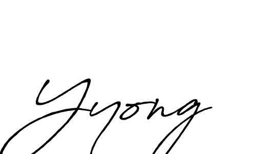 Also we have Yyong name is the best signature style. Create professional handwritten signature collection using Antro_Vectra_Bolder autograph style. Yyong signature style 7 images and pictures png