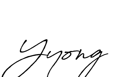 Also we have Yyong name is the best signature style. Create professional handwritten signature collection using Antro_Vectra_Bolder autograph style. Yyong signature style 7 images and pictures png