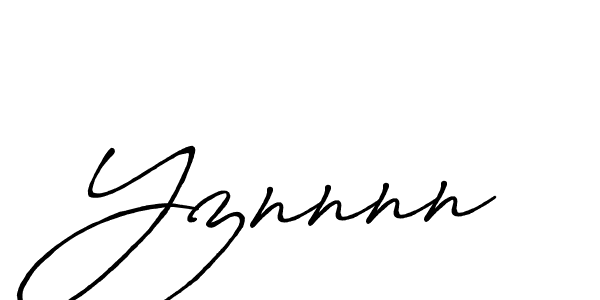 Make a beautiful signature design for name Yznnnn. Use this online signature maker to create a handwritten signature for free. Yznnnn signature style 7 images and pictures png