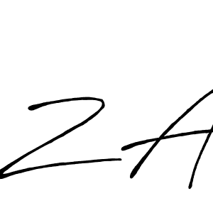 Once you've used our free online signature maker to create your best signature Antro_Vectra_Bolder style, it's time to enjoy all of the benefits that Z A name signing documents. Z A signature style 7 images and pictures png