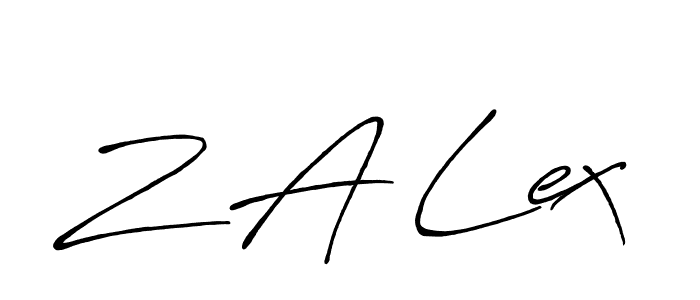 Make a beautiful signature design for name Z A Lex. Use this online signature maker to create a handwritten signature for free. Z A Lex signature style 7 images and pictures png