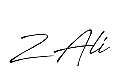 How to Draw Z Ali signature style? Antro_Vectra_Bolder is a latest design signature styles for name Z Ali. Z Ali signature style 7 images and pictures png