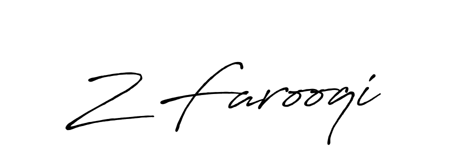 Similarly Antro_Vectra_Bolder is the best handwritten signature design. Signature creator online .You can use it as an online autograph creator for name Z Farooqi. Z Farooqi signature style 7 images and pictures png