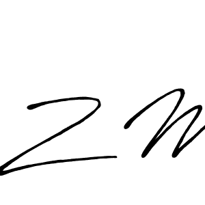 How to Draw Z M signature style? Antro_Vectra_Bolder is a latest design signature styles for name Z M. Z M signature style 7 images and pictures png