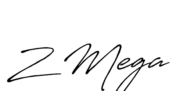 Also You can easily find your signature by using the search form. We will create Z Mega name handwritten signature images for you free of cost using Antro_Vectra_Bolder sign style. Z Mega signature style 7 images and pictures png