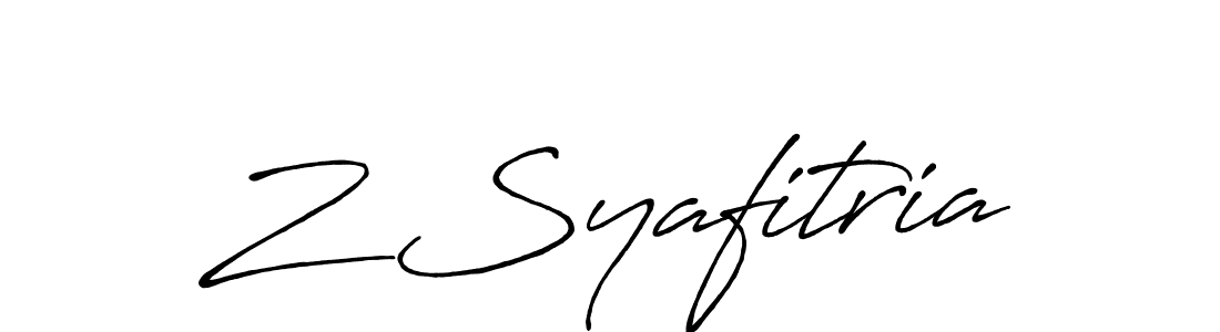 Best and Professional Signature Style for Z Syafitria. Antro_Vectra_Bolder Best Signature Style Collection. Z Syafitria signature style 7 images and pictures png