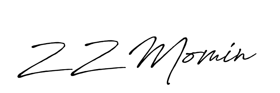 Once you've used our free online signature maker to create your best signature Antro_Vectra_Bolder style, it's time to enjoy all of the benefits that Z Z Momin name signing documents. Z Z Momin signature style 7 images and pictures png