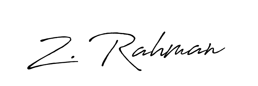 Here are the top 10 professional signature styles for the name Z. Rahman. These are the best autograph styles you can use for your name. Z. Rahman signature style 7 images and pictures png