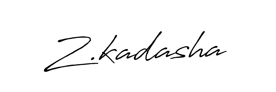 Similarly Antro_Vectra_Bolder is the best handwritten signature design. Signature creator online .You can use it as an online autograph creator for name Z.kadasha. Z.kadasha signature style 7 images and pictures png