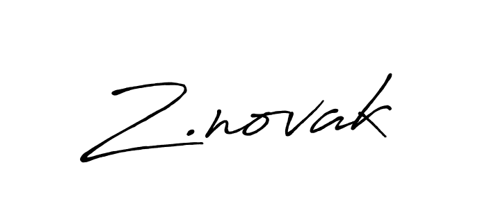 if you are searching for the best signature style for your name Z.novak. so please give up your signature search. here we have designed multiple signature styles  using Antro_Vectra_Bolder. Z.novak signature style 7 images and pictures png