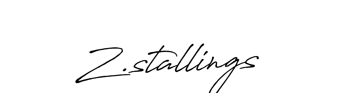 Also You can easily find your signature by using the search form. We will create Z.stallings name handwritten signature images for you free of cost using Antro_Vectra_Bolder sign style. Z.stallings signature style 7 images and pictures png
