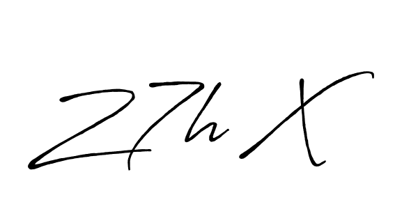 Design your own signature with our free online signature maker. With this signature software, you can create a handwritten (Antro_Vectra_Bolder) signature for name Z7h X . Z7h X  signature style 7 images and pictures png
