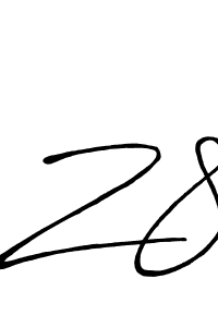 if you are searching for the best signature style for your name Z8. so please give up your signature search. here we have designed multiple signature styles  using Antro_Vectra_Bolder. Z8 signature style 7 images and pictures png