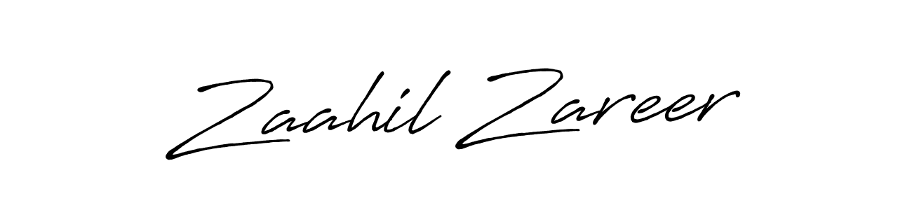 Antro_Vectra_Bolder is a professional signature style that is perfect for those who want to add a touch of class to their signature. It is also a great choice for those who want to make their signature more unique. Get Zaahil Zareer name to fancy signature for free. Zaahil Zareer signature style 7 images and pictures png