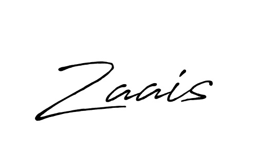 Zaais stylish signature style. Best Handwritten Sign (Antro_Vectra_Bolder) for my name. Handwritten Signature Collection Ideas for my name Zaais. Zaais signature style 7 images and pictures png