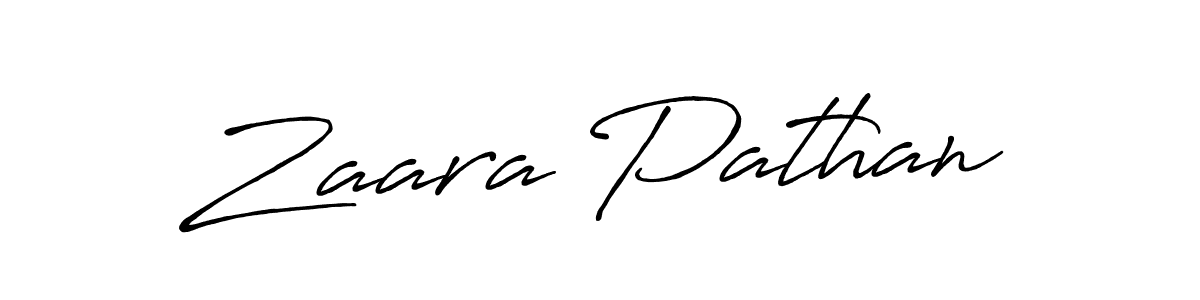 Also we have Zaara Pathan name is the best signature style. Create professional handwritten signature collection using Antro_Vectra_Bolder autograph style. Zaara Pathan signature style 7 images and pictures png