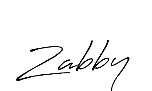 Here are the top 10 professional signature styles for the name Zabby. These are the best autograph styles you can use for your name. Zabby signature style 7 images and pictures png