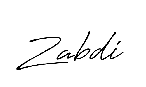 Similarly Antro_Vectra_Bolder is the best handwritten signature design. Signature creator online .You can use it as an online autograph creator for name Zabdi. Zabdi signature style 7 images and pictures png