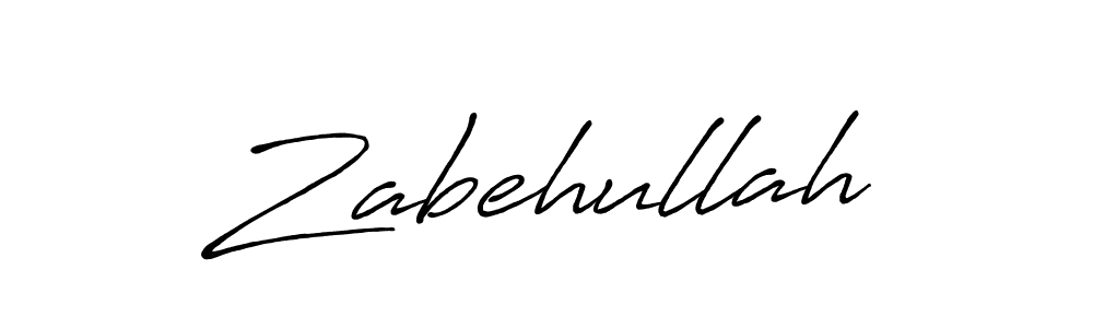 if you are searching for the best signature style for your name Zabehullah. so please give up your signature search. here we have designed multiple signature styles  using Antro_Vectra_Bolder. Zabehullah signature style 7 images and pictures png