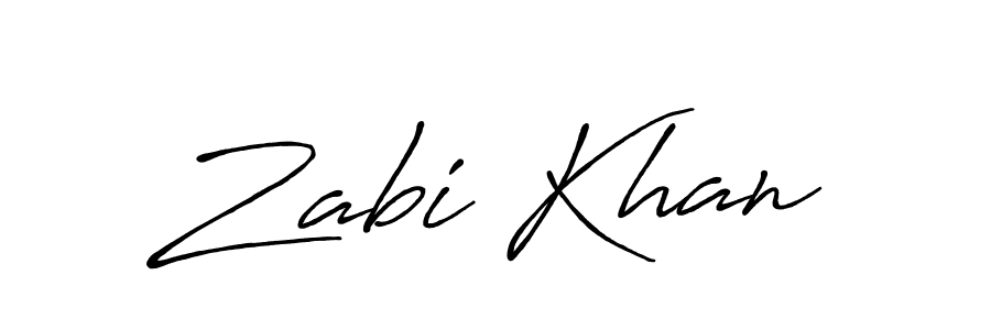 Here are the top 10 professional signature styles for the name Zabi Khan. These are the best autograph styles you can use for your name. Zabi Khan signature style 7 images and pictures png