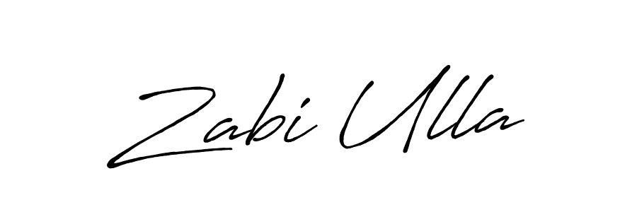Once you've used our free online signature maker to create your best signature Antro_Vectra_Bolder style, it's time to enjoy all of the benefits that Zabi Ulla name signing documents. Zabi Ulla signature style 7 images and pictures png