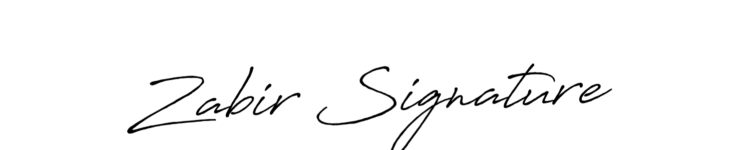 It looks lik you need a new signature style for name Zabir Signature. Design unique handwritten (Antro_Vectra_Bolder) signature with our free signature maker in just a few clicks. Zabir Signature signature style 7 images and pictures png