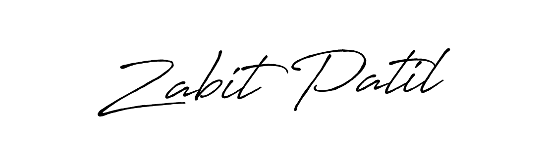 Make a beautiful signature design for name Zabit Patil. Use this online signature maker to create a handwritten signature for free. Zabit Patil signature style 7 images and pictures png